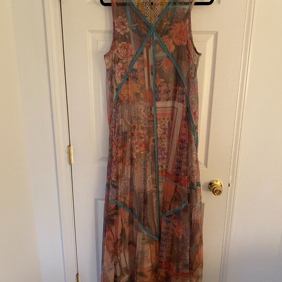 Johnny Was Jolene Mesh Dress - Picture 2 of 5